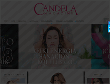 Tablet Screenshot of candelamagazine.com